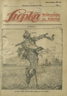 Szopka : widowisko co tydzień R. 1, Nr 7 (18 listopada 1922)