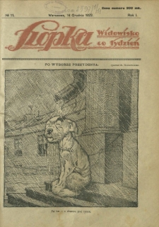 Szopka : widowisko co tydzień R. 1, Nr 11 (16 grudnia 1922)