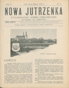 Nowa Jutrzenka : tygodniowe pismo obrazkowe R. 2, nr 11 (18 marz. 1909)
