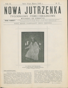 Nowa Jutrzenka : tygodniowe pismo obrazkowe R. 2, nr 12 (25 marz. 1909)