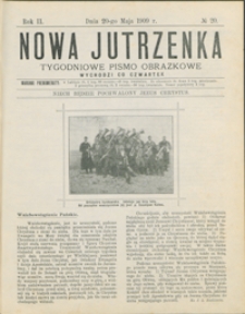 Nowa Jutrzenka : tygodniowe pismo obrazkowe R. 2, nr 20 (20 maj 1909)
