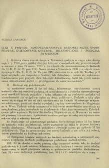 Przegląd Skarbowy : sprawy podatkowe, cła, monopole i finanse komunalne : miesięcznik dla praktyki prawa skarbowego / red. Rudolf Langrod. R. 3, z. 7/8 (lipec/sierpień 1938)