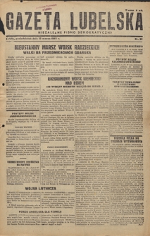Gazeta Lubelska : niezależne pismo demokratyczne. 1945, nr 28 (12 marca)