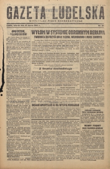 Gazeta Lubelska : niezależne pismo demokratyczne. 1945, nr 29 (13 marca)