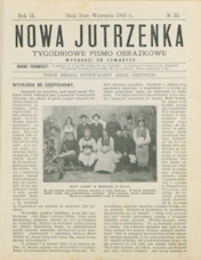 Nowa Jutrzenka : tygodniowe pismo obrazkowe R. 2, nr 35 (2 wrzes. 1909)