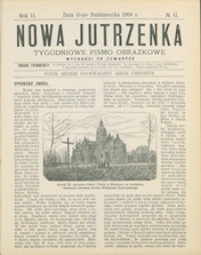 Nowa Jutrzenka : tygodniowe pismo obrazkowe R. 2, nr 41 (14 paźdz. 1909)