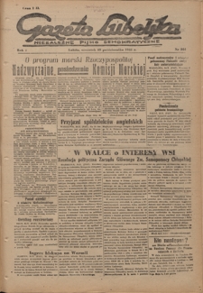 Gazeta Lubelska : niezależne pismo demokratyczne. R. 1, nr 244 (25 października 1945)