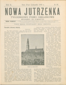 Nowa Jutrzenka : tygodniowe pismo obrazkowe R. 2, nr 46 (18 list. 1909)