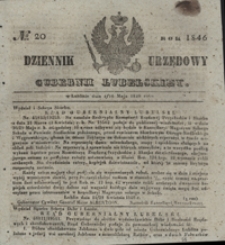Dziennik Urzędowy Gubernii Lubelskiey 1846, Nr 20 (4/16 maj)