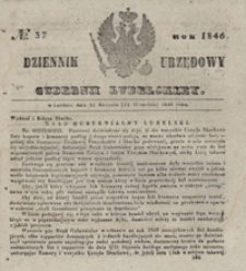 Dziennik Urzędowy Gubernii Lubelskiey 1846, Nr 37 (31 sierp./12 wrzes.)