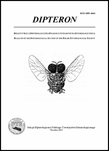 Dipteron : biuletyn Sekcji Dipterologicznej Polskiego Towarzystwa Entomologicznego. Vol. 31