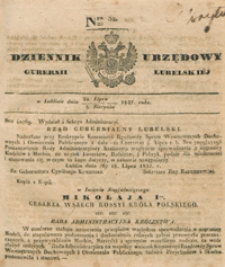 Dziennik Urzędowy Gubernii Lubelskiey 1837, Nr 32 (24 lip./5 sierp.)