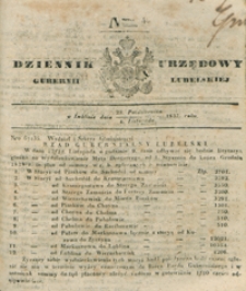 Dziennik Urzędowy Gubernii Lubelskiey 1837, Nr 45 (23 paźdz./4 list.)