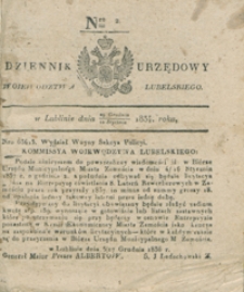 Dziennik Urzędowy Województwa Lubelskiego [1836/1837], Nr 2 (29 grudz./10 stycz.)