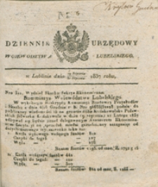 Dziennik Urzędowy Województwa Lubelskiego 1837, Nr 5 (19/31 stycz.)