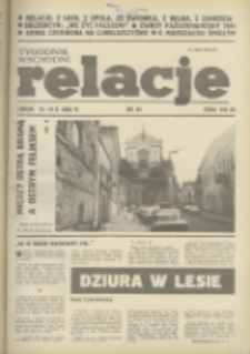 Relacje : tygodnik wschodni. 1989, nr 39 (12-18 październik)