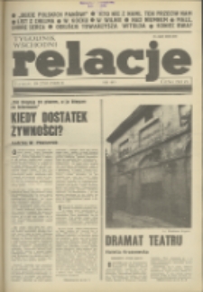 Relacje : tygodnik wschodni. 1989, nr 40 (19-25 październik)