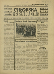 Chłopska Prawda : organ Polskiej Partii Socjalistycznej. R. 24, nr 9 (29 lutego-7 marca 1948)
