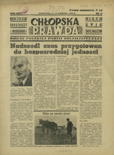 Chłopska Prawda : organ Polskiej Partii Socjalistycznej. R. 24, nr 14 (4-11 kwietnia 1948)