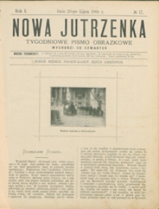 Nowa Jutrzenka : tygodniowe pismo obrazkowe R. 1, nr 17 (23 lip. 1908)