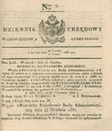 Dziennik Urzędowy Województwa Lubelskiego 1836, Nr 6 (29 stycz./10 luty)
