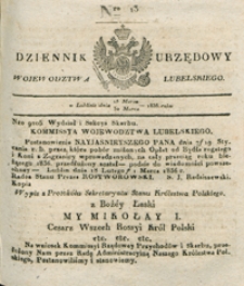 Dziennik Urzędowy Województwa Lubelskiego 1836, Nr 13 (18/30 marz.)