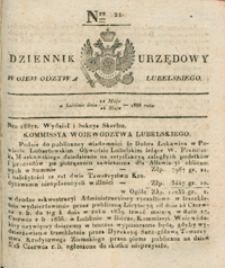 Dziennik Urzędowy Województwa Lubelskiego 1836, Nr 21 (12/24 maj)