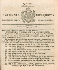 Dziennik Urzędowy Województwa Lubelskiego 1836, Nr 28 (30 czerw./12 lip.)