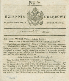 Dziennik Urzędowy Województwa Lubelskiego 1836, Nr 30 (14/26 lip.)