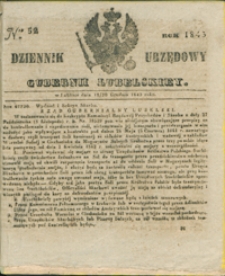 Dziennik Urzędowy Gubernii Lubelskiey 1843, Nr 52 (18/30 grudz.)