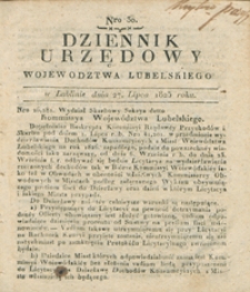 Dziennik Urzędowy Województwa Lubelskiego 1825, Nr 30 (27 lip.)