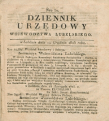 Dziennik Urzędowy Województwa Lubelskiego 1825, Nr 50 (14 grudz.)