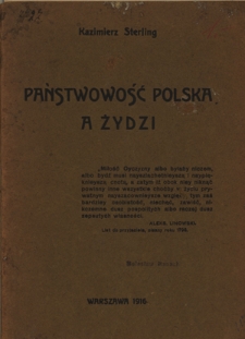 Państwowość polska a Żydzi