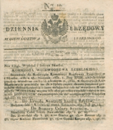 Dziennik Urzędowy Województwa Lubelskiego 1835, Nr 10 (27 luty/11 marz.)