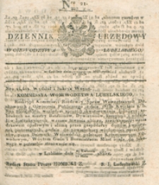 Dziennik Urzędowy Województwa Lubelskiego 1835, Nr 21 (15/27 maj)
