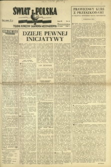 Świat i Polska : tygodnik poświęcony zagadnieniom międzynarodowym. R. 3, nr 21 (23 maja 1948)