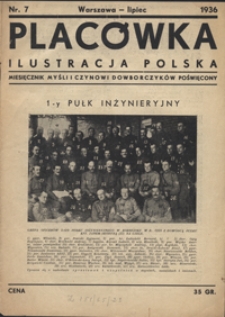 Placówka Ilustracja Polska : miesięcznik myśli i czynowi Dowborczyków poświęcony R. 4 (21), Nr 7 (lip. 1936)