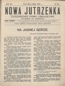 Nowa Jutrzenka : tygodniowe pismo obrazkowe R. 3, Nr 21 (26 maj 1910)