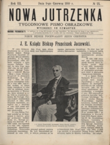 Nowa Jutrzenka : tygodniowe pismo obrazkowe R. 3, Nr 23 (9 czerw. 1910)
