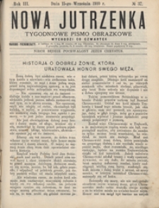 Nowa Jutrzenka : tygodniowe pismo obrazkowe R. 3, Nr 37 (15 wrzes. 1910)