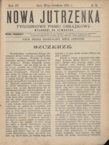 Nowa Jutrzenka : tygodniowe pismo obrazkowe R. 3, Nr 51 (22 grudz. 1910)