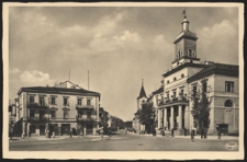 Lublin. Magistratsgebäude u. Krakauer Straβe