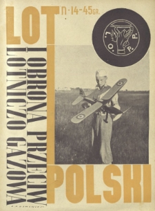Lot i Obrona Przeciwlotniczo-Gazowa Polski : organ L.O.P.P. R. 14, Nr 14 (14 lipca 1936)