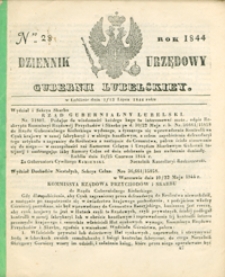 Dziennik Urzędowy Gubernii Lubelskiey 1844, Nr 28 (1/13 lip.)