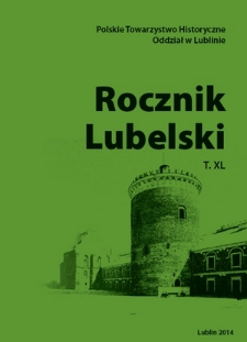 Rocznik Lubelski. T. 40 (2014)