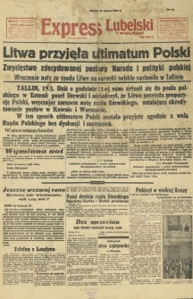 Express Lubelski i Wołyński R. 16, Nr 79 (20 marca 1938)