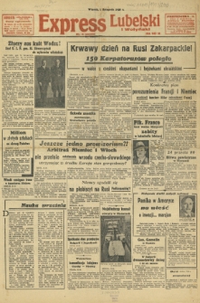 Express Lubelski i Wołyński R. 16, Nr 299 (1 listopada 1938)