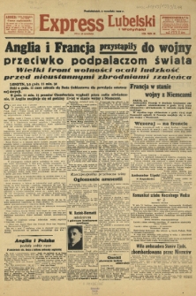 Express Lubelski i Wołyński R. 17, Nr 244 (4 września 1939)