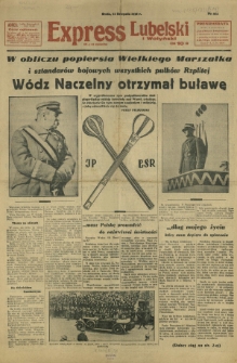 Express Lubelski i Wołyński R. 14, Nr 314 (11 listopada 1936)