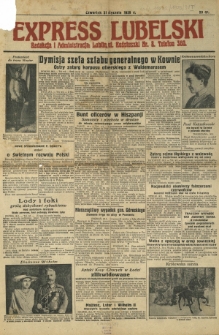 Express Lubelski R. 7 (czwartek, 31 stycznia 1929)